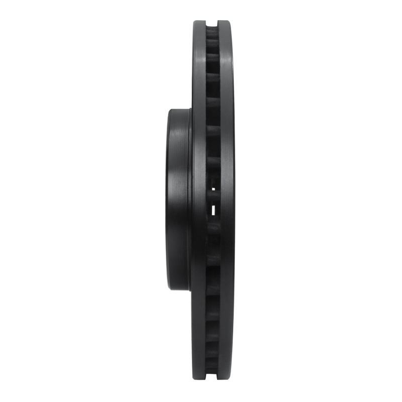 Mercedes-Benz ML500 Brake Rotor (1) - Front Right - R1 Concepts - Drilled & Slotted - Black - `06-`12